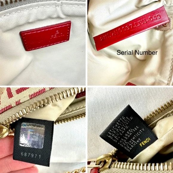 ⭐FENDI Zucca pouch crossbody or bum bag with chain - Picture 14 of 16